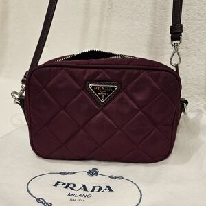 Prada Fabric Crossbody Clutch